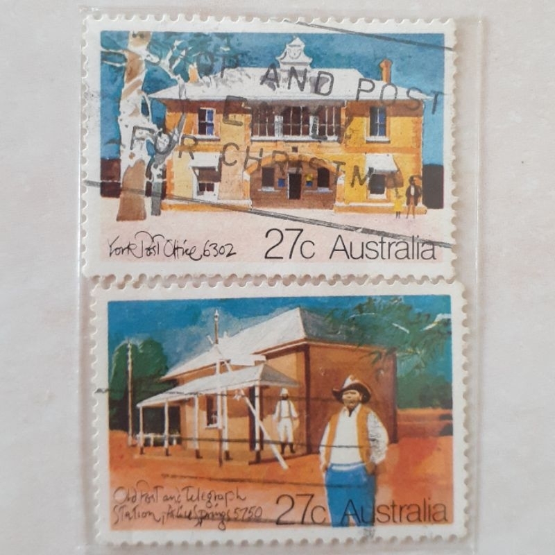 

Perangko Australia Post Offices Tahun 1982 set 2pcs