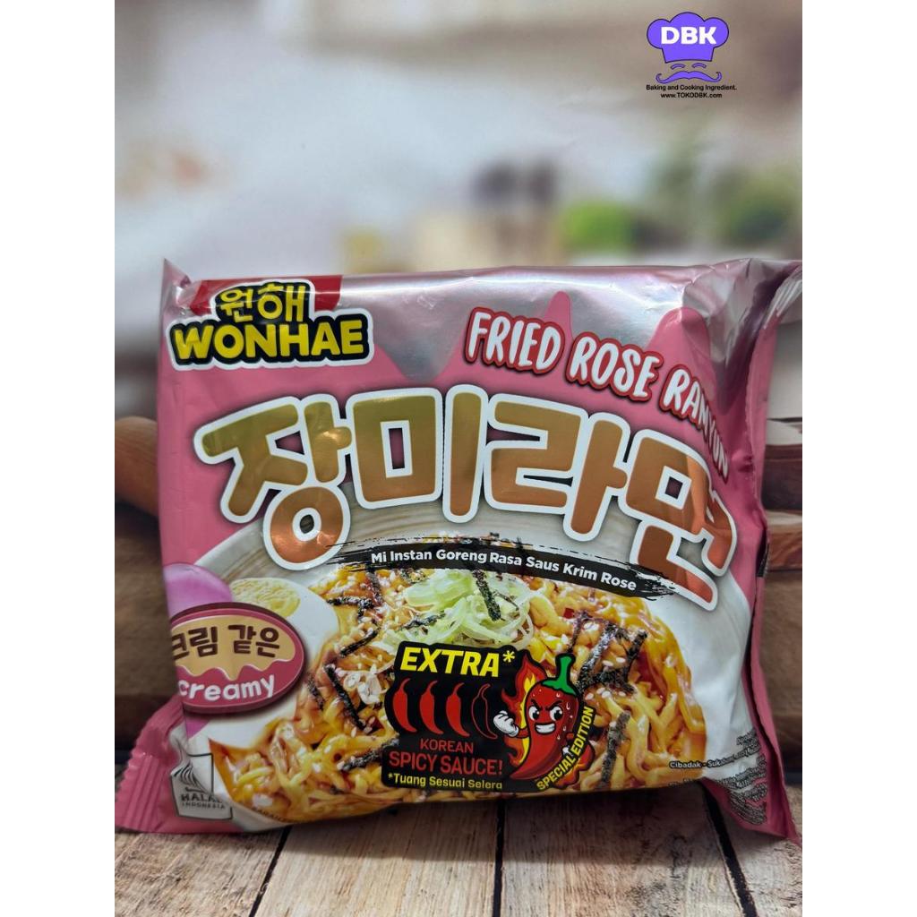 Wonhae Fried Rose Ramyun Spicy by mujigae Ramyun Goreng Pedas Keju 120gr