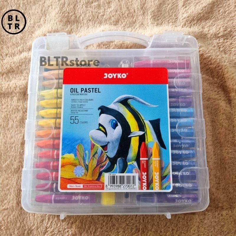 

Pak// CRAYON 55 WARNA JOYKO (OP55SJ) / OIL PASTEL / KRAYON WARNA/ WARNA OIL PASTEL//NEW ORIGINAL