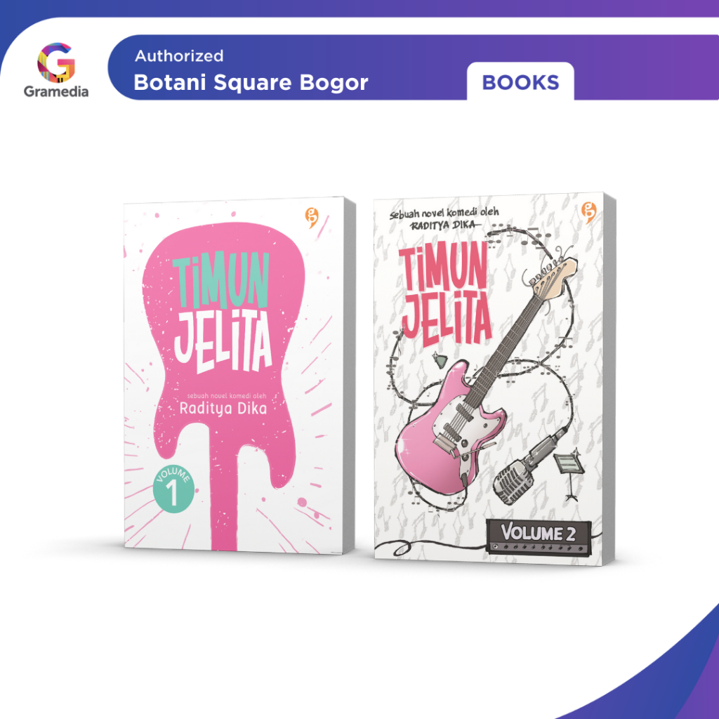 Gramedia Bogor - Pre-Order Buku Raditya Dika Paket Timun Jelita Volume 1 & 2 - Free Bookmark & Greet