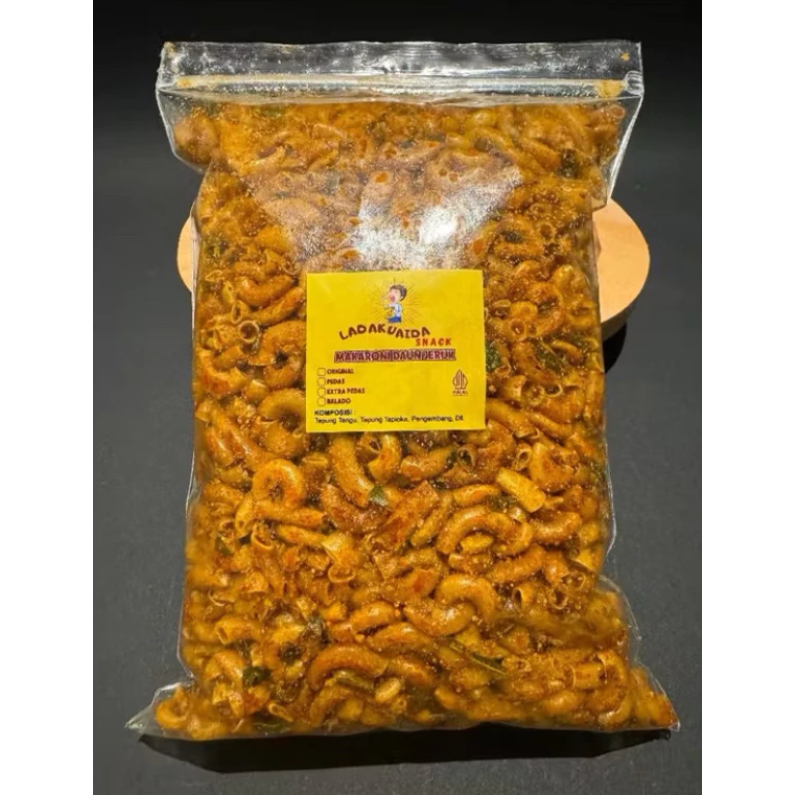 

PROMO!! MAKARONI DAUN JERUK RENYAH GURIH PEDAS 1Kg