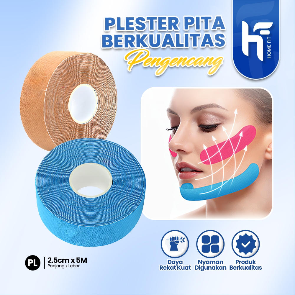 Face Tape Facial Myofascial Pita Pengencang Wajah Anti Kerutan Stiker Penirus Wajah Patch V Shape