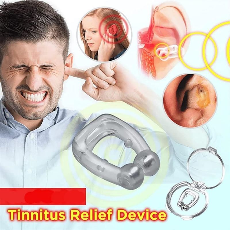 Tinnitus Relief Klip 2pcs Alat Meredakan Tinnitus Alat Kesehatan Telinga Untuk Tinnitus Relief