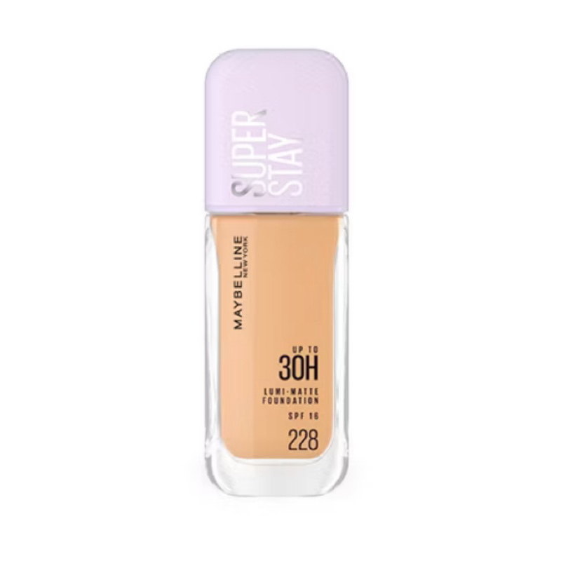 SAL E MAYBELLINE Superstay Lumi Matte Liquid Foundation 35 mL SPF 16 – Full coverage transferproof W