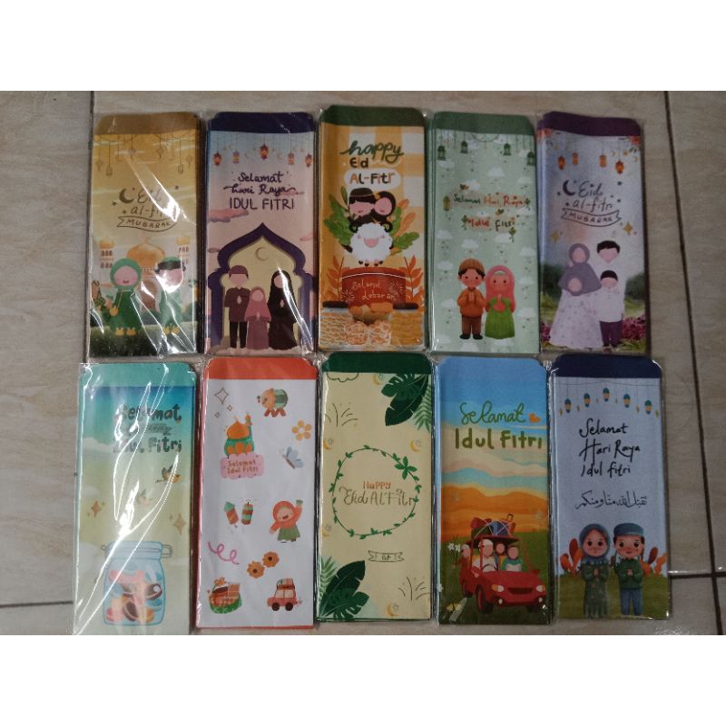 

(SIAP PAKAI) Amplop LEBARAN uk JUMBO/PANJANG motif AESTHETIC isi 10pcs( bisa pilih motif)
