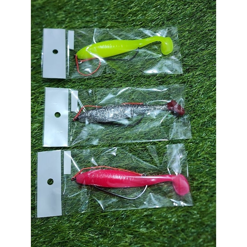 SOFT LURE PADDLE POP 14CM 20GR HOOK JOHNCOO 4X STRONG DAN AXZ 3X STRONG WITH KEVLAR
