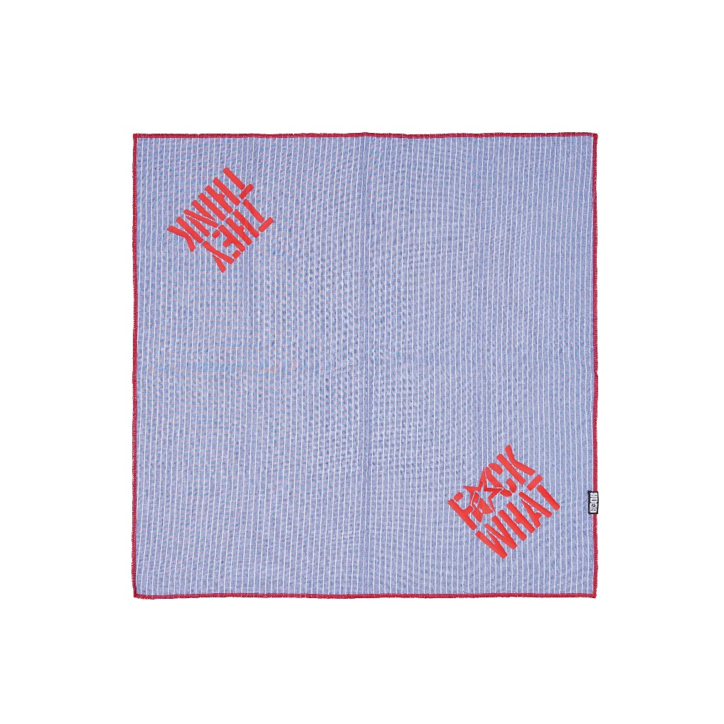 GDCK Bandana Blue FWTT BLUE / Syal scarf katun / Slayer Biru