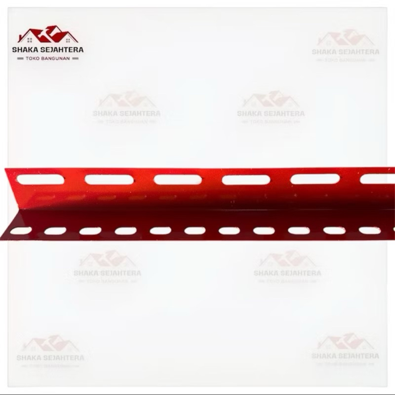 ( 1 Dos ) Hsj Besi Siku / Rak Siku Lubang / Besi Siku Merah Tbk