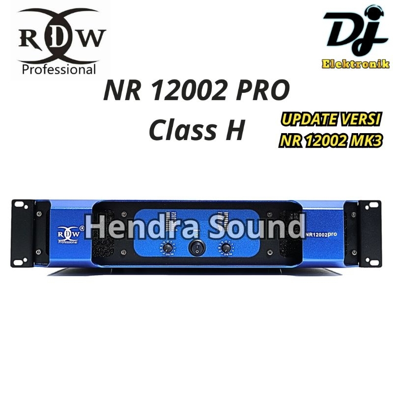 RDW NR 12002 PRO / NR12002 Mk3 - Power Amplifier (2 channel)