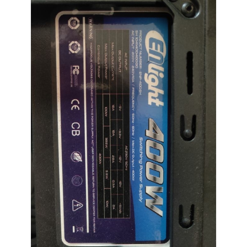 Psu Englight 400watt 80+bronze