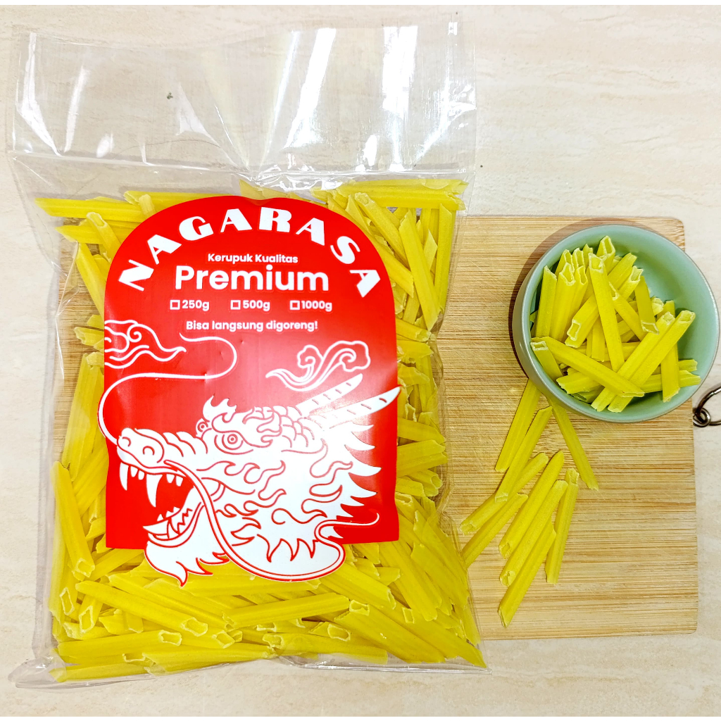 

Kerupuk Kentang / Stik Potato Mentah Premium NAGARASA All Variant
