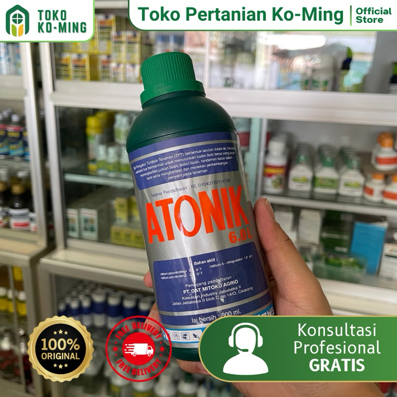 ZPT Atonik 6.0L | ZPT Atonik 6L 500ml | ZPT Atonik 6L 100 ml | Zat Pengatur Tumbuh