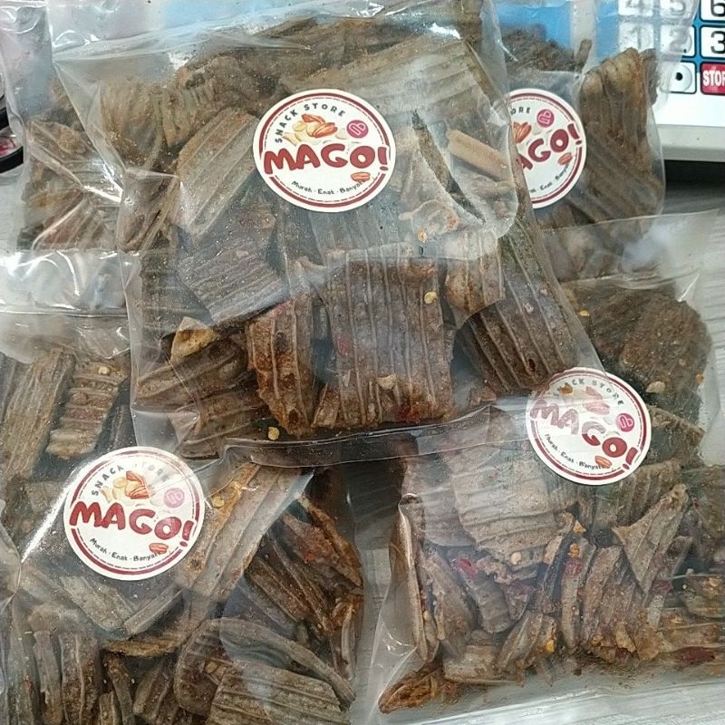 

MAGO - Kerupuk Jengkol Pedas / Kerupuk Pedas / Kerupuk Gurih /Kerupuk kekinian jengkol