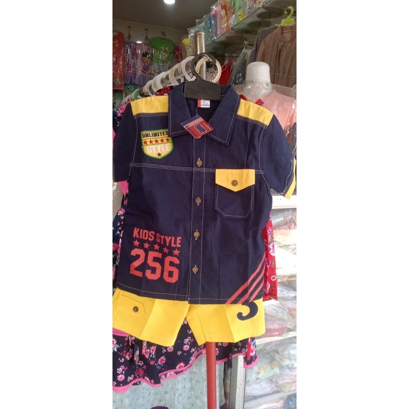 Setelan Kemeja Anak Candino