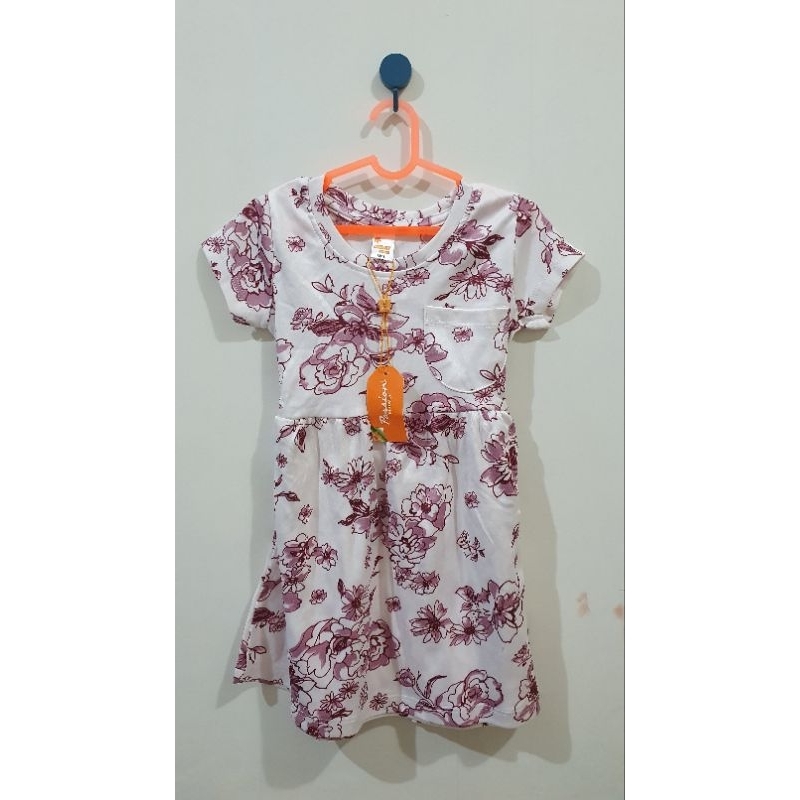 Dress Anak Cewek Passion Flower / Dress Anak Cewek Motif Bunga
