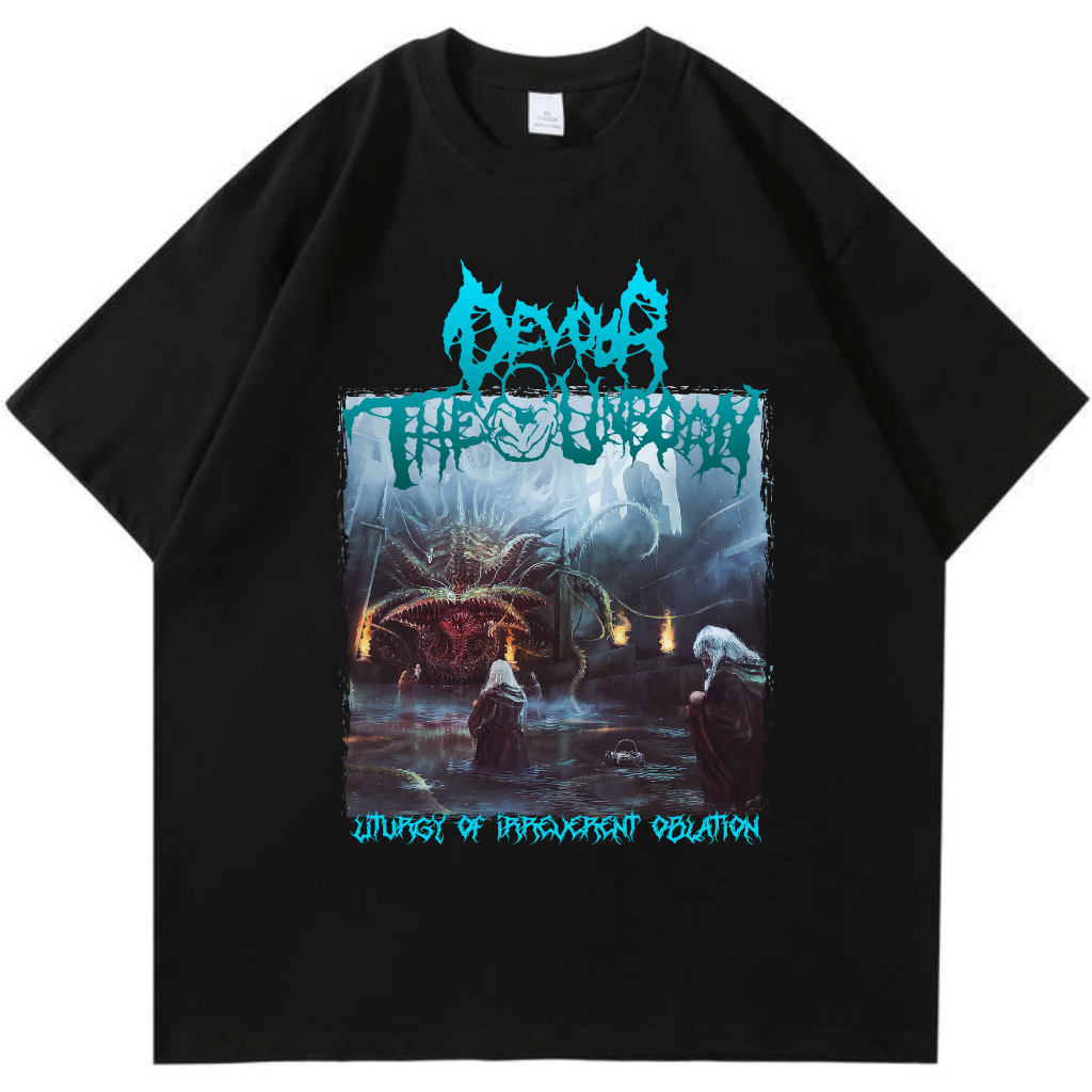sreg tshirt | devour the unborn | kaos hitam kaos katun combet 24s