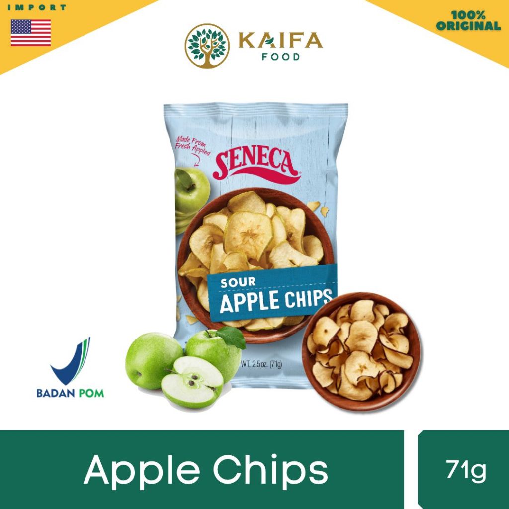 

Seneca Apple Chips - Keripik Apel khas US
