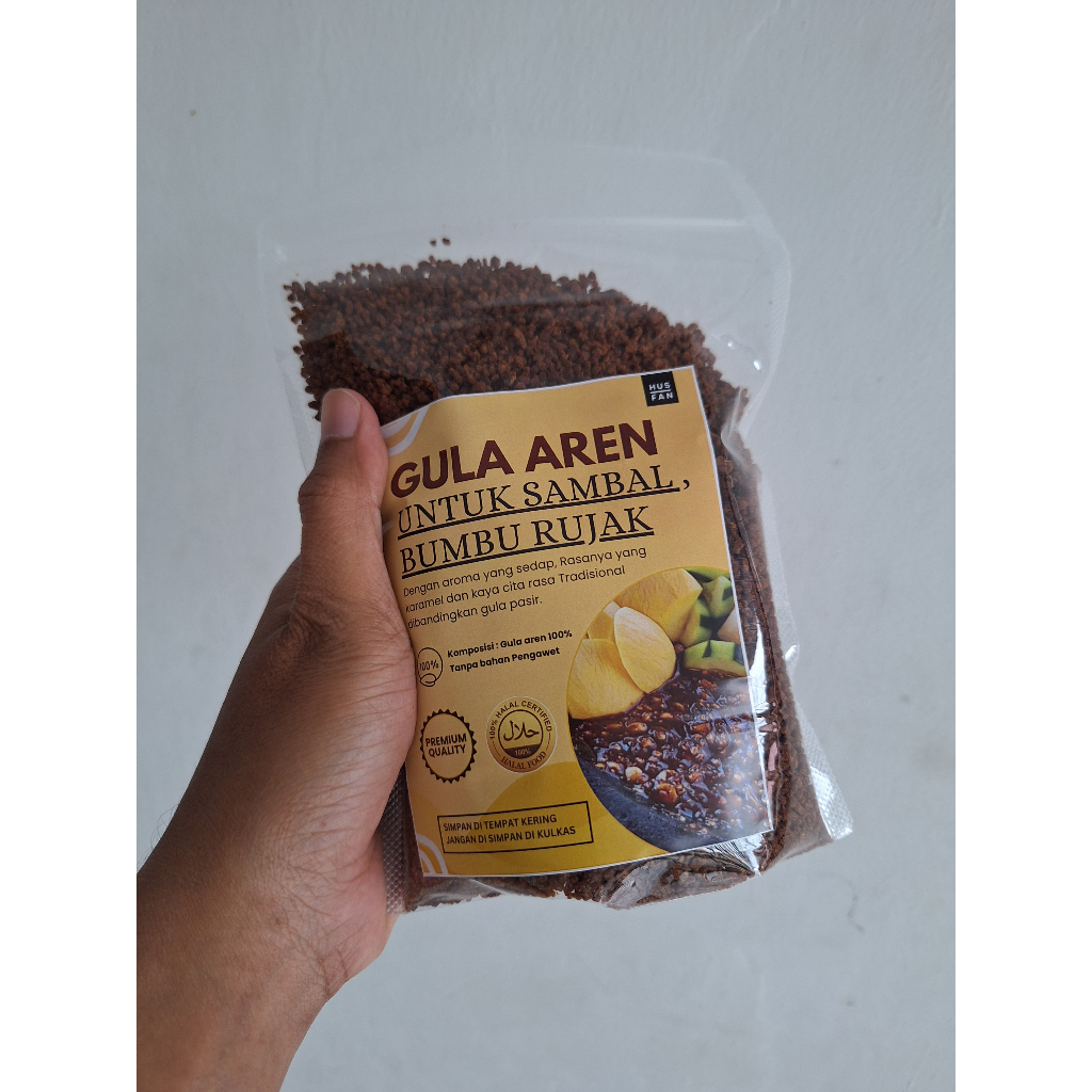 

Husfan Gula Aren Bumbu sambal dan rujak Premium 500grm