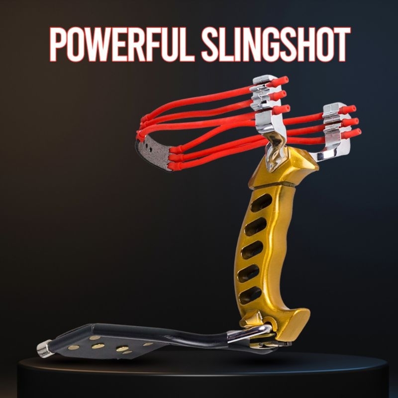 God Shooter Ketapel Berburu Burung Outdoor Powerful Hunting Slingshot Steel - HW-GJ051