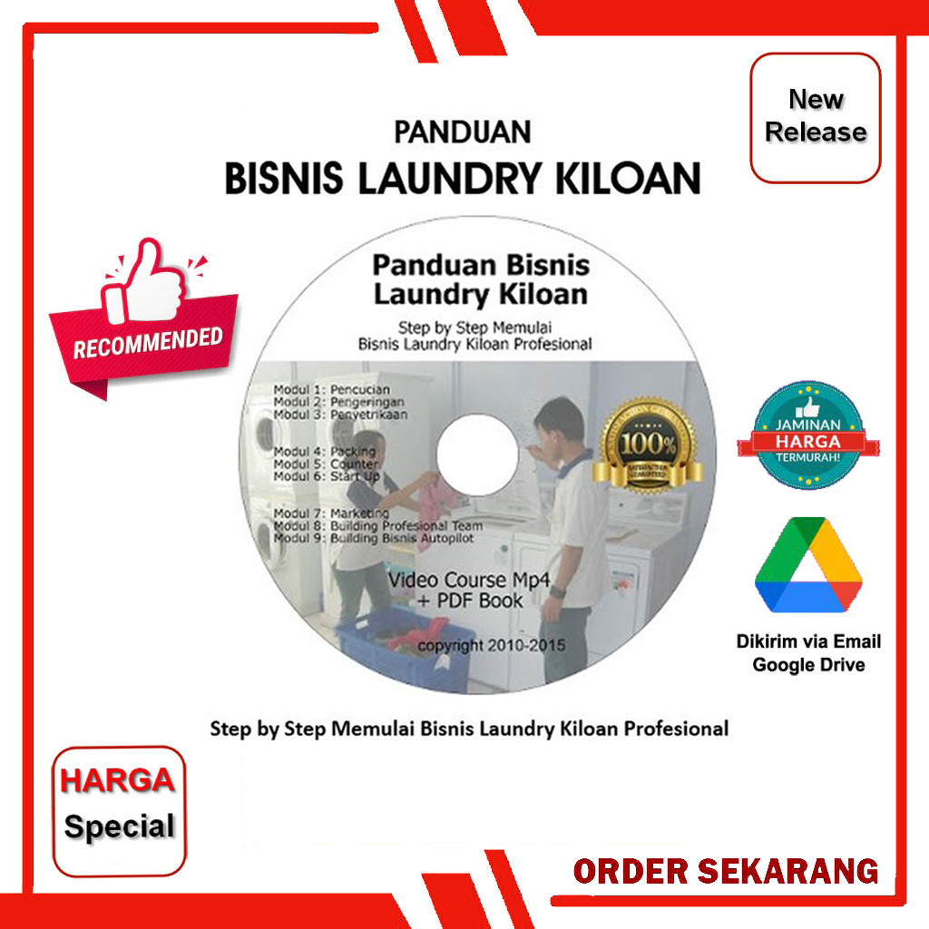 PROMO Tutorial Bisnis Laundry Kiloan - Rahasia Jutawan Laundry Kiloan - Cara Bisnis Laundri Coin