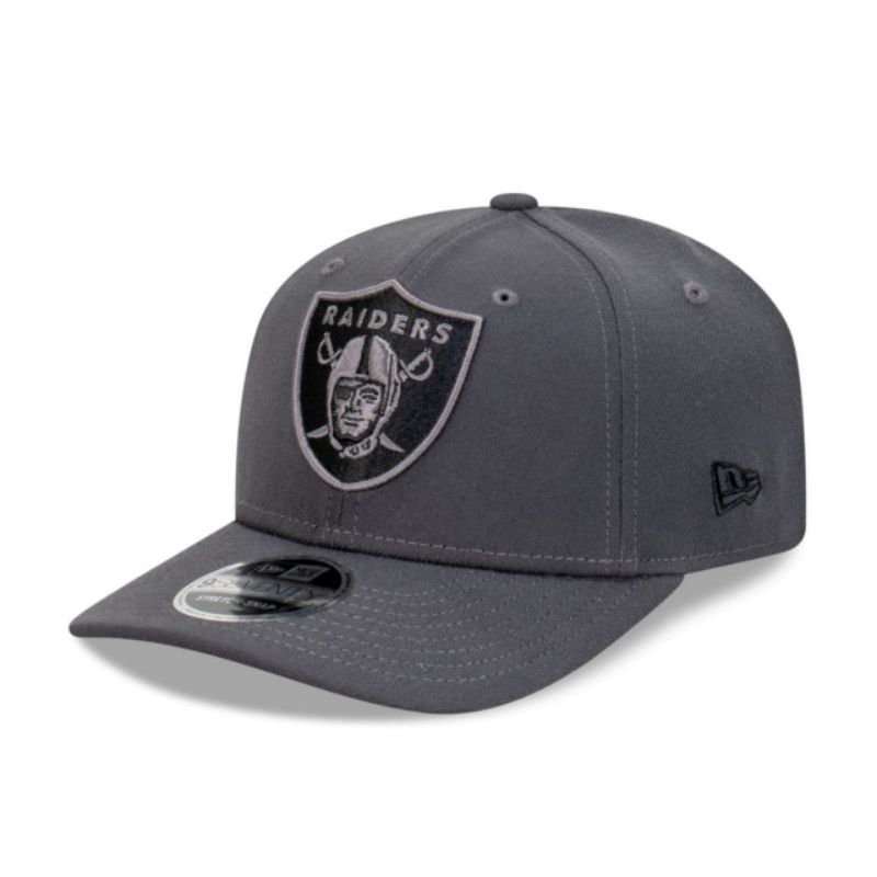 Topi New Era Cap Las Vegas Raiders Carbon Steel Repreve 9Seventy Stretch-Snap Original