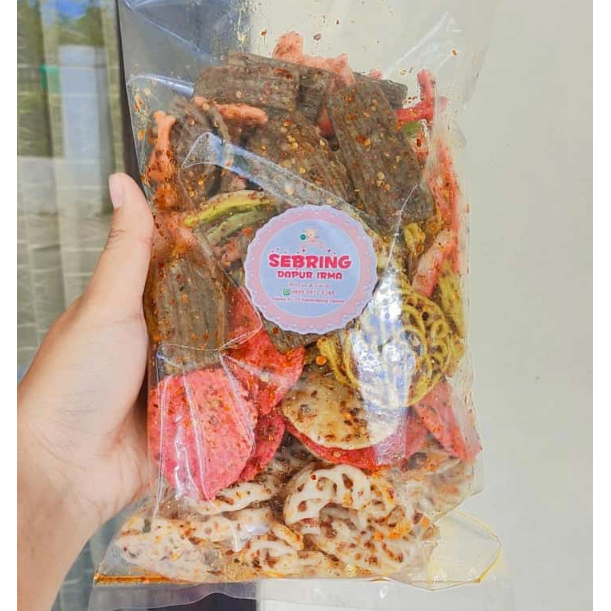 

SEBRING KERUPUK MIX PEDAS 250GR / SEBLAK KERING MIX