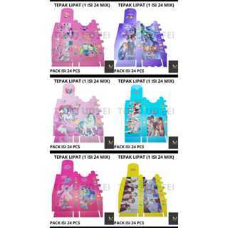 

(1 PACK= ISI 24 PCS) Tepak Lipat/ Tepak Lipat isi 24/ Tepak Lipat warna/ Tempat pensil RAKIT/ Tepak Pensil rakit fancy