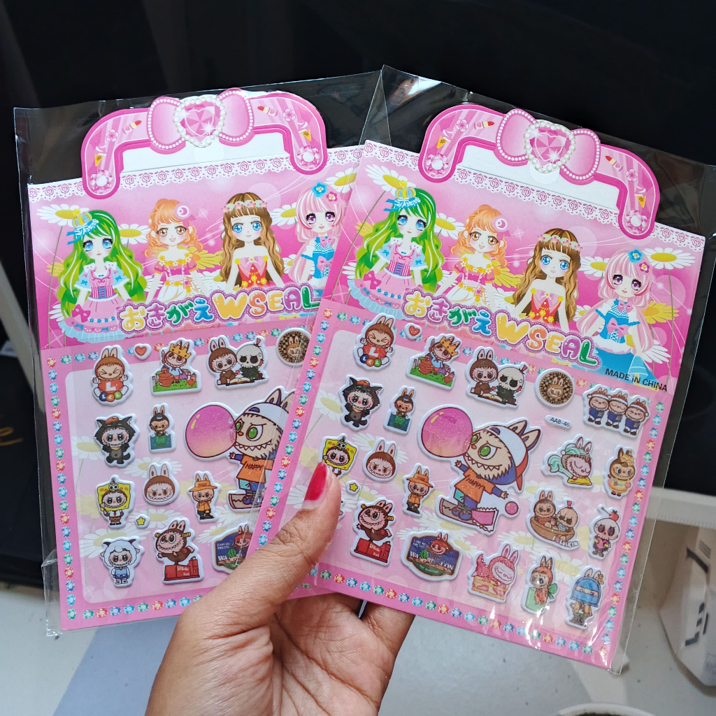 

J ( J00015 ) STIKER ANAK GAYA TAS / STIKER ANAK LABUBU / STIKER ANAK LUCU / HARGA UNTUK 1 LEMBAR / HARGA GROSIR