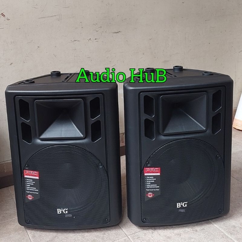 Speaker Pasif B2G 10 Inch  Box Fiber Sepasang 2 Unit Kualitas Bagus Original
