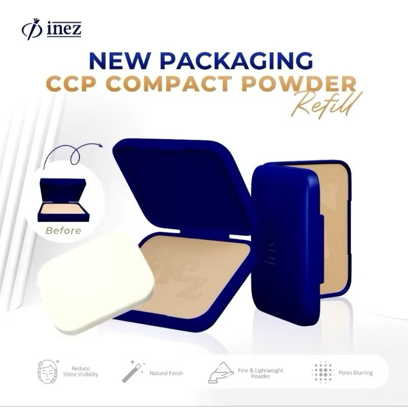 INEZ REFILL COMPACT/ REFILL/ ISI ULANG/ BEDAK PADAT