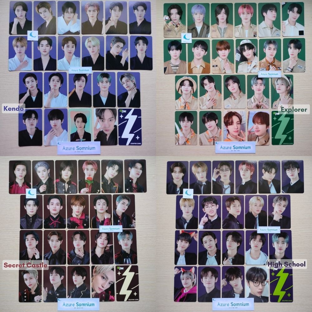 

[BUY 2 FREE 1 PC OFFICIAL] Photocard Official NCT Zone Konsep Secret Castle, High School, Explorer, Kendo, Old School Version / Official / Original