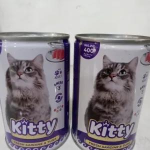 kitty kaleng 400g adult sarden & tuna
