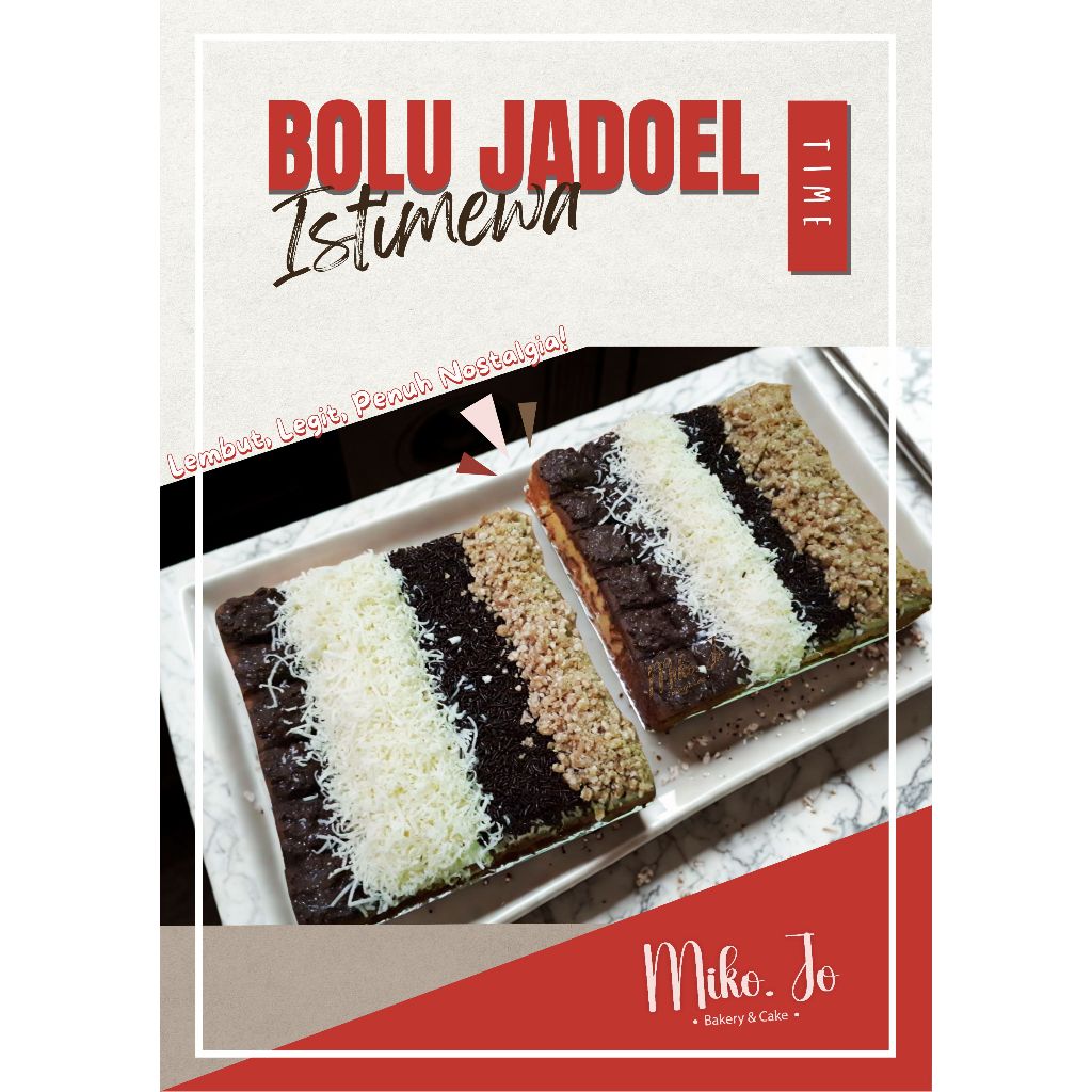 

Kue Bolu Jadul Premium – Tekstur Lembut, Legit, dan Moist
