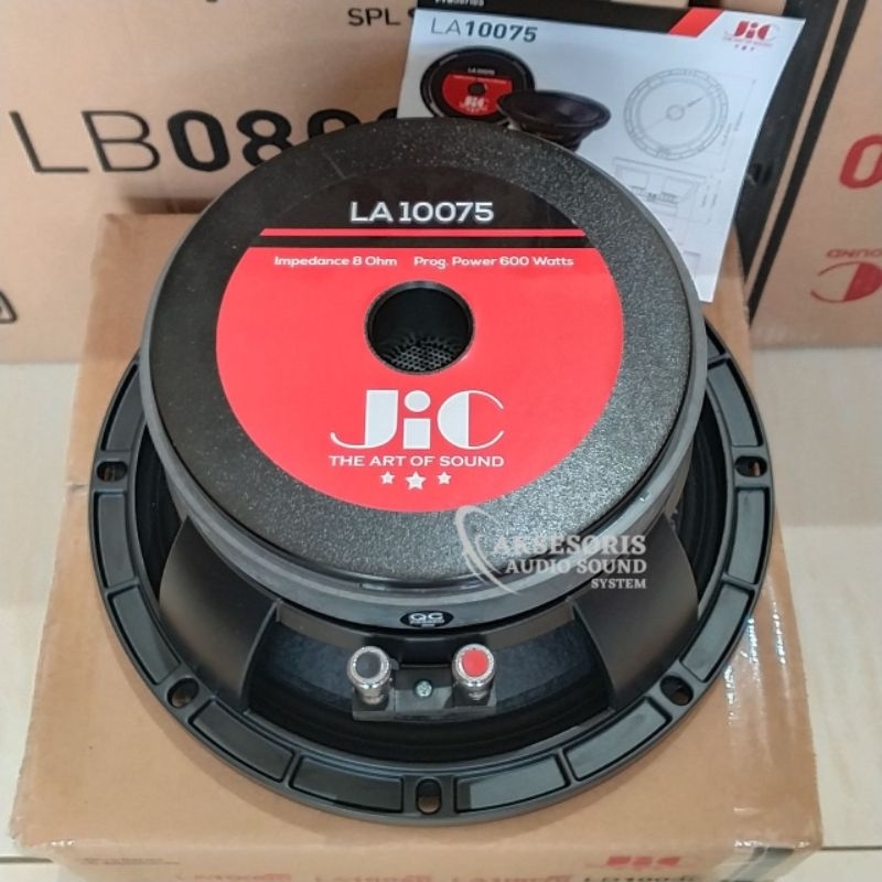 Speaker JIC LA 10075 10 Inch 600 Watt Coil 3inch