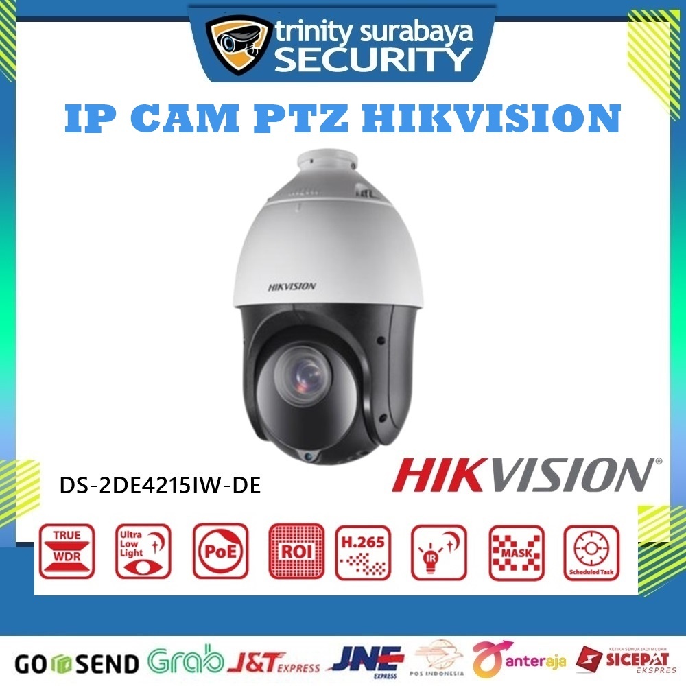 Ip Cam PTZ 15x Zoom HIKVISION 2DE4215IW-DE 2MP