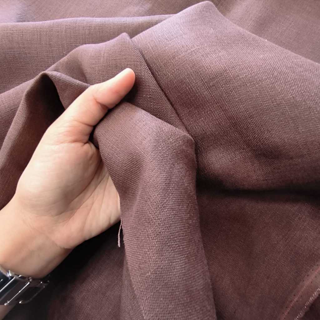 0.5 METER // VEER TEXTILE Bahan Kain Pure Linen Bahan Linen PREMIUM