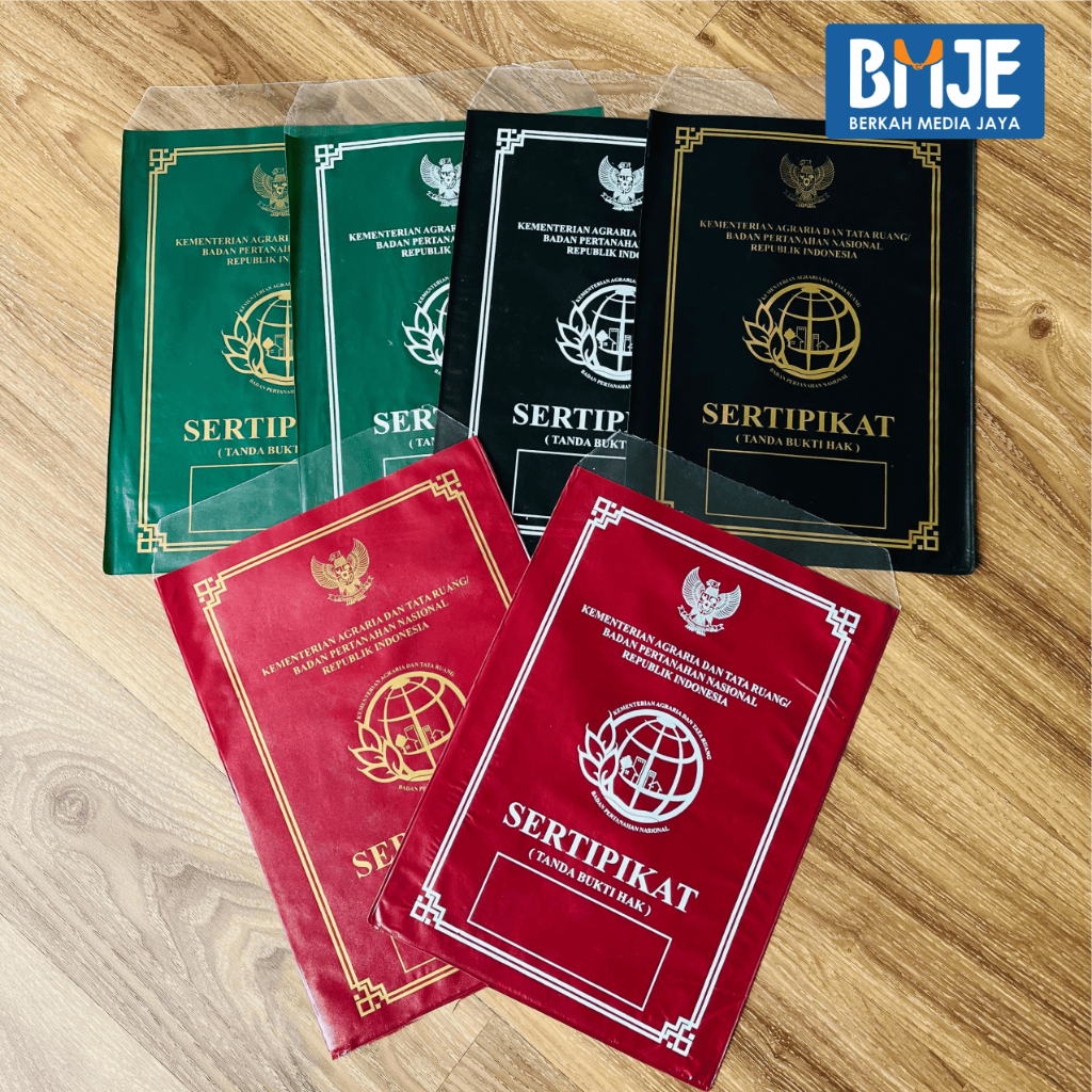 

SAMPUL Sertifikat Elektronik tanah, Tebal, Aman