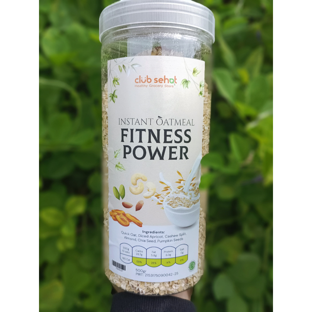 

Club Sehat - Instant Oatmeal Fitness Power 500gram