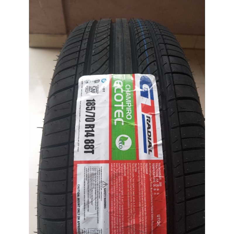 BAN Champiro Ecotec 185/70 R14 GT Radial cocok untuk avanza xenia