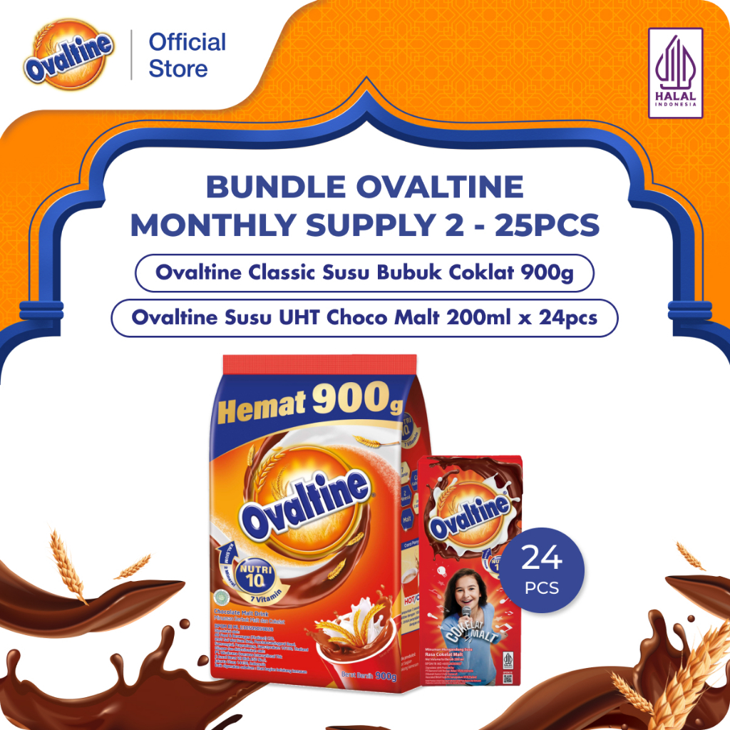 

Bundle Ovaltine Monthly Supply 2 - 25pcs