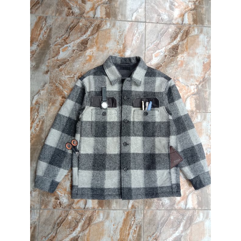 UNIQLO JACKET PLAID OVERSHIRT