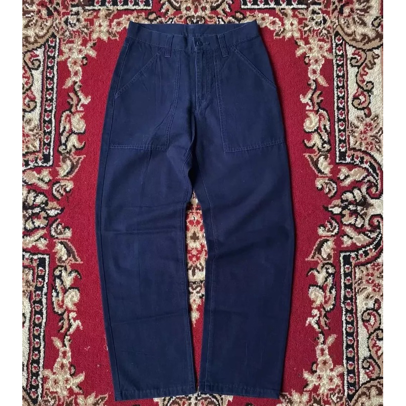 VINTAGE UNIQLO FATIGUE PANTS NAVY