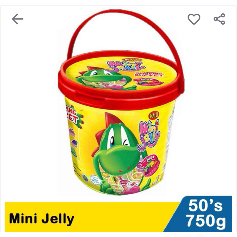 

Inaco Jelly Mini Sharing Bucket 50's 750G