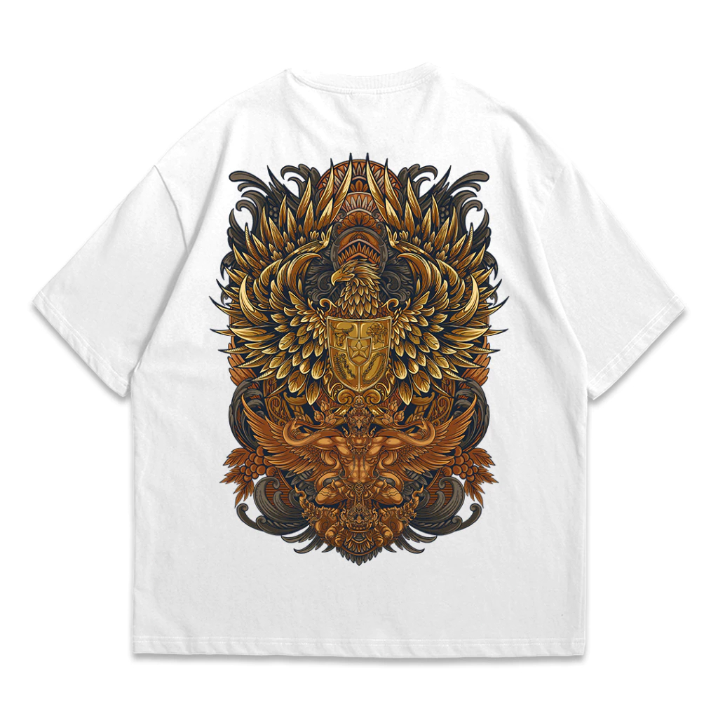 Kaos Distro Indonesia Garuda Sakti Pria Wanita