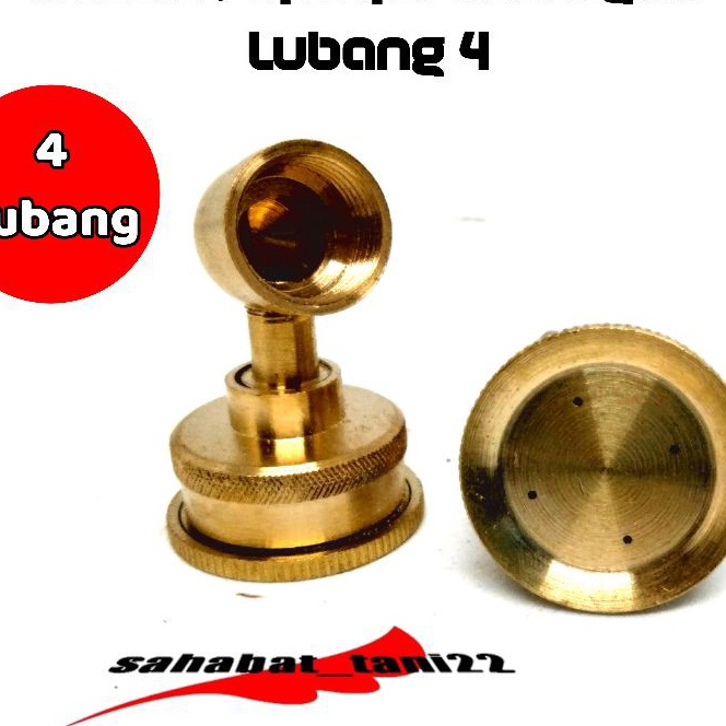 Pilihan Nozzle sprayer spuyer kabut spuyer semprotan hama spuyer sprayer hama lubang 4 KUNINGAN