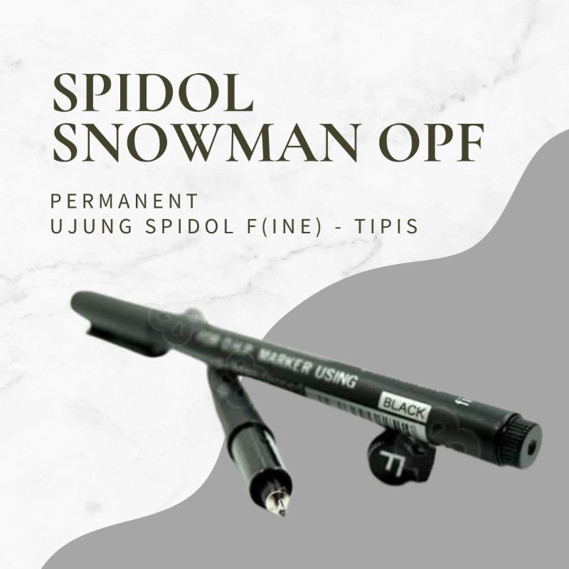 

Spidol snowman OPF / spidol snowman OPM permanent