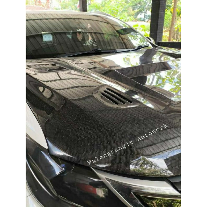 KAP MESIN CARBON HEXAGONAL,PAJERO ANPS 2016-20