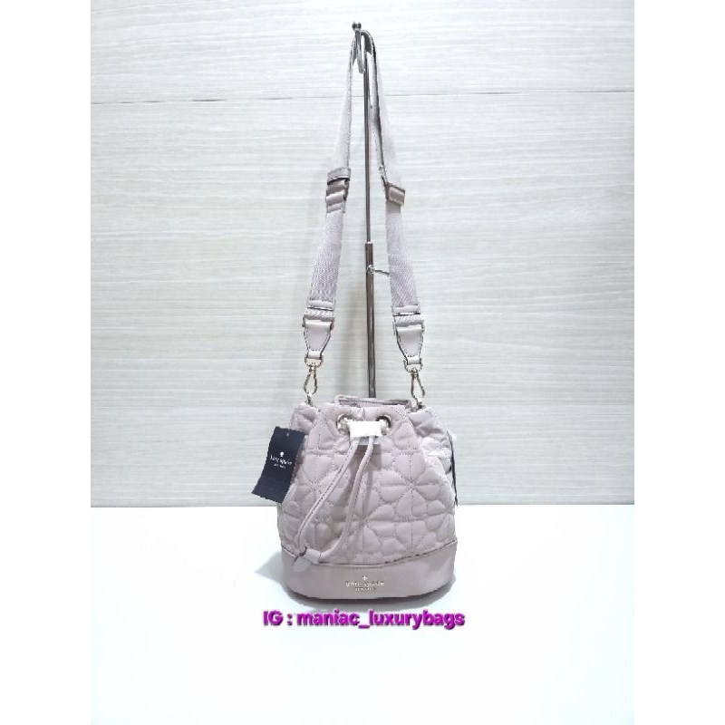 KATE SPADE - Spade Flower Quilted Mini Bucket Bag