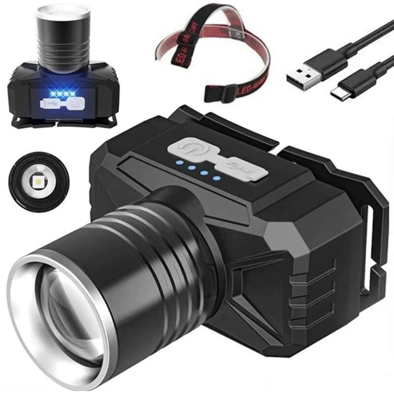 Led Senter Kepala Super Terang Lampu Kepala Outdoor