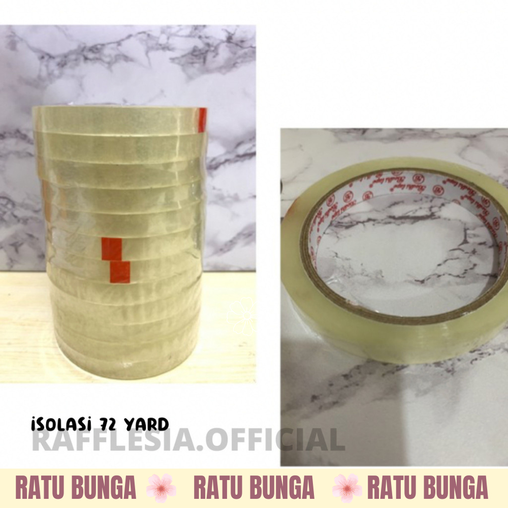

ISOLASI / SOLATIP BENING 1/2 INCH PANJANG 72 YARD PER ROLL TAHAN AIR